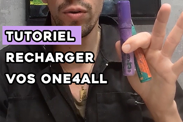 Recharger vos marqueurs One4All Molotow
