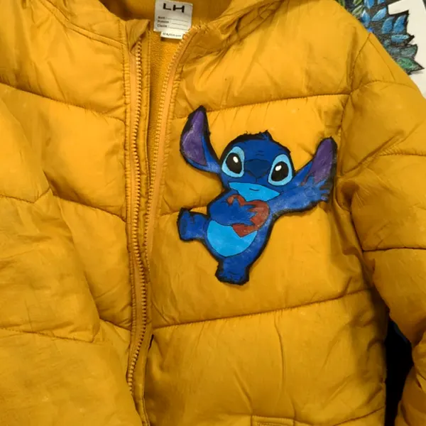 anniversaire customisation - blouson stitch anniversaire customisation - blouson stitch