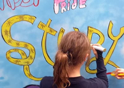 graffiti ecole - mur peinture