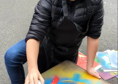 atelier creatif - graffiti tableau