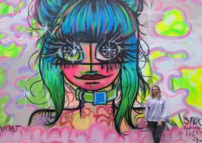 fresque murale - raphaelle