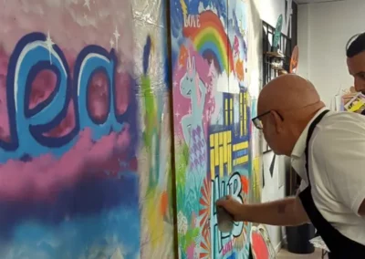 fresque collective - tableaux teambuilding