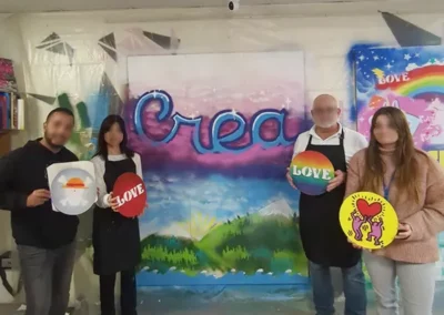 fresque collective - graffiti