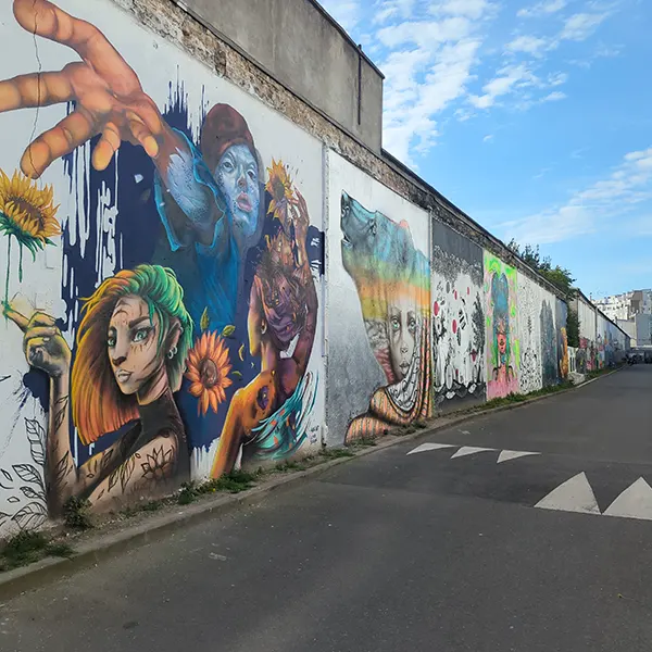 le mur de boulogne - street art le mur de boulogne - street art