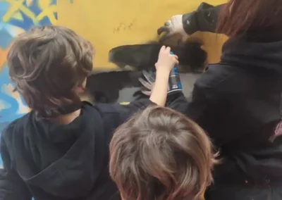 live painting - fresque street art participative