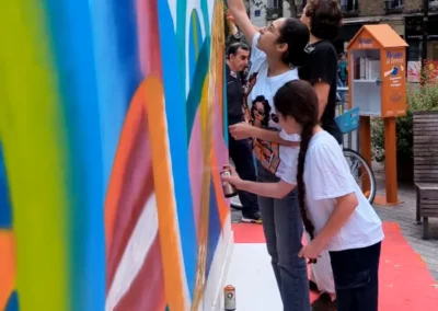 evenement entreprise - fresque street art