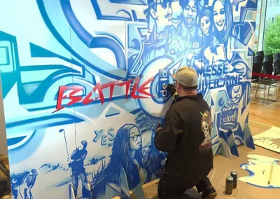 live painting - street artiste peinture