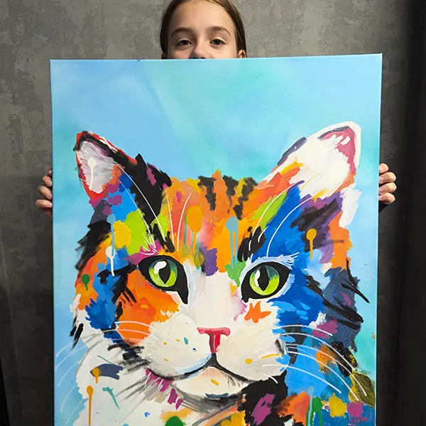 stage vacances - tableau chat animaux stage vacances - tableau chat animaux