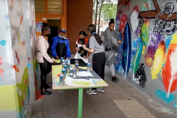 Atelier street art La Courneuve
