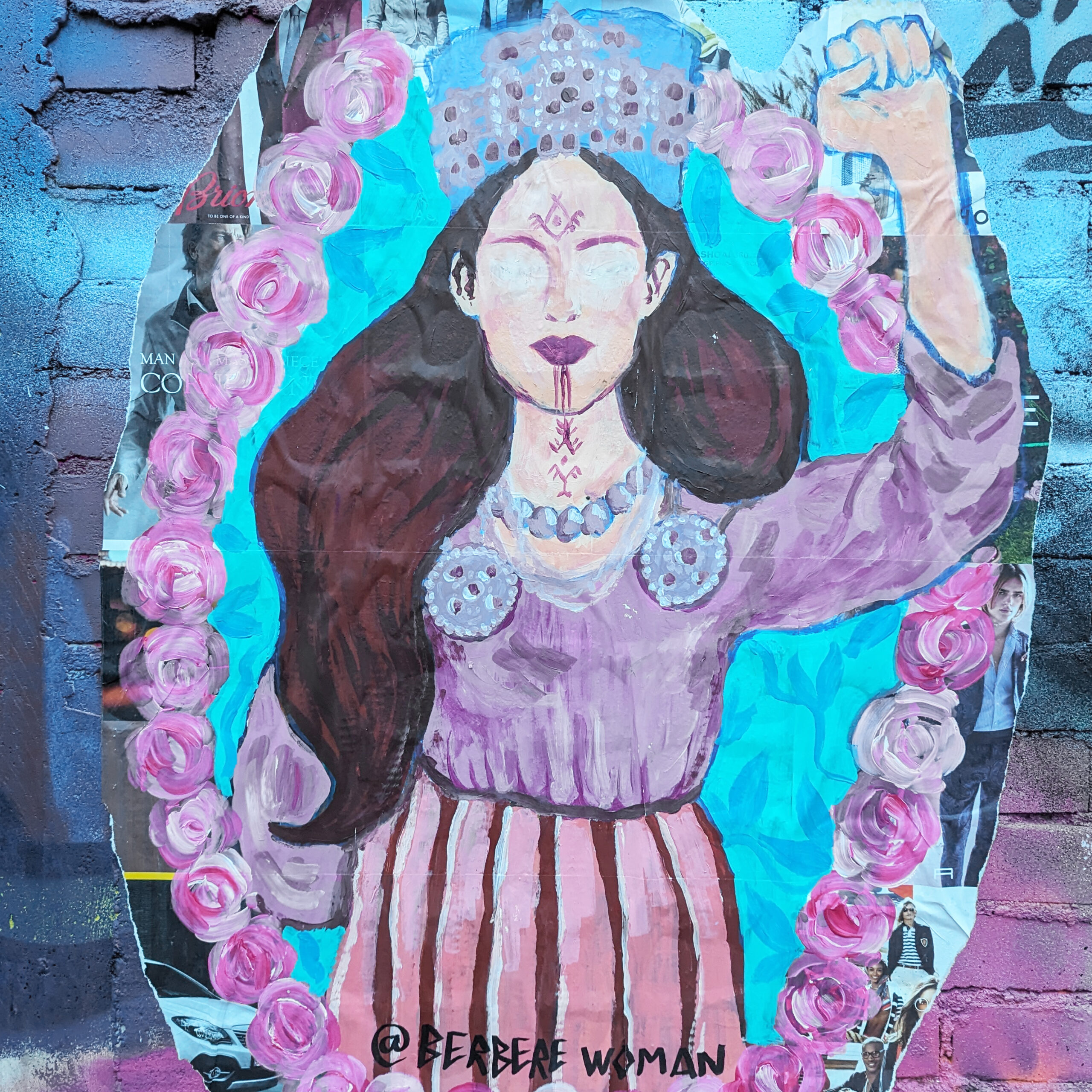 street art boulogne - collage street art boulogne - collage