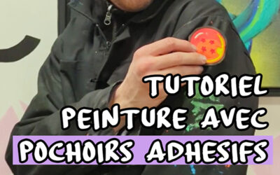 Customisation textile avec pochoirs adhésifs