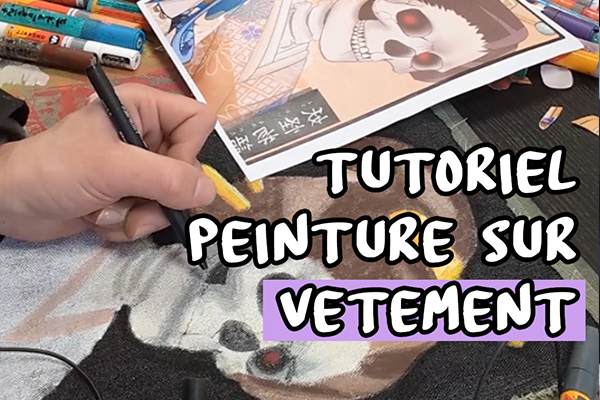 Customiser des vêtements avec de la peinture textile