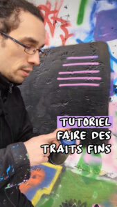 trait fin bombe