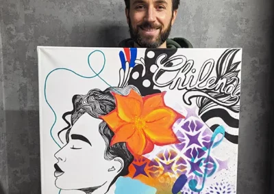 atelier peinture adulte - tableau