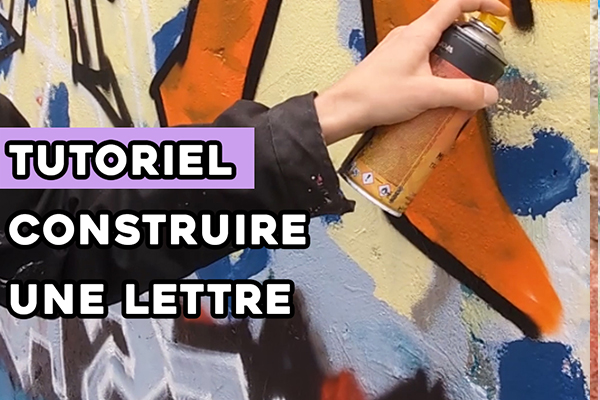 Construire une lettre en graffiti