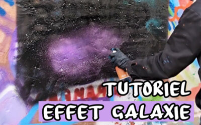 Créer un fond galaxie en graffiti