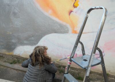 interview artiste genia akelouva - mur de boulogne