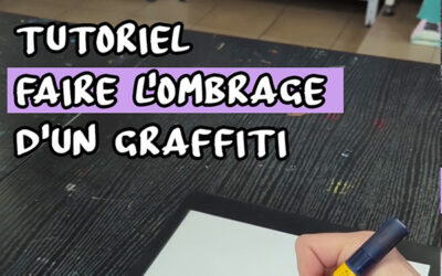 Ombrage sur graffiti