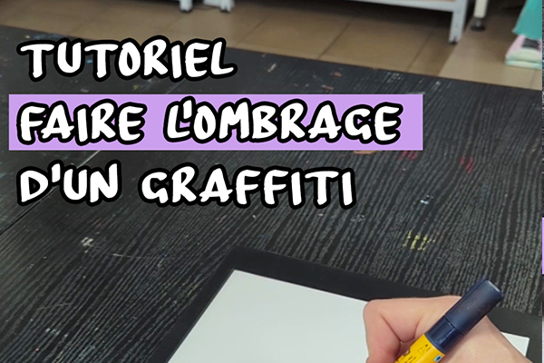 Ombrage sur graffiti