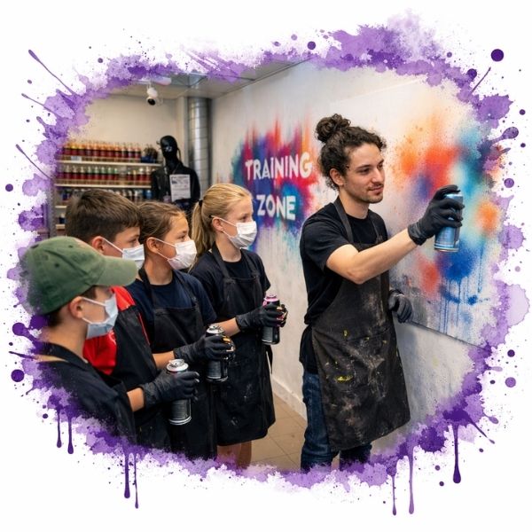 Cours de peinture à la bombe